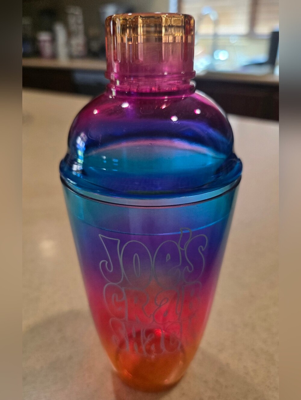 Joe's Crab Shack Rainbow Drink Shaker